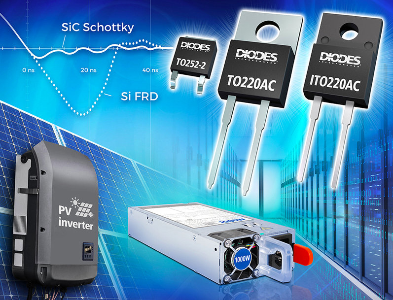Diodes Incorporated Releases Its First Silicon Carbide Schottky Barrier Diodes